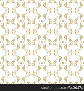 Abstract background of beautiful seamless floral pattern