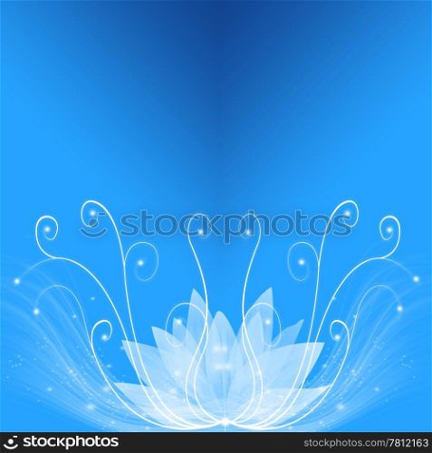 Abstract background of blue dream