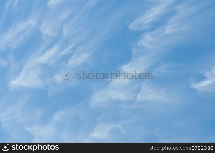 Abstract background of blue sky with cloud