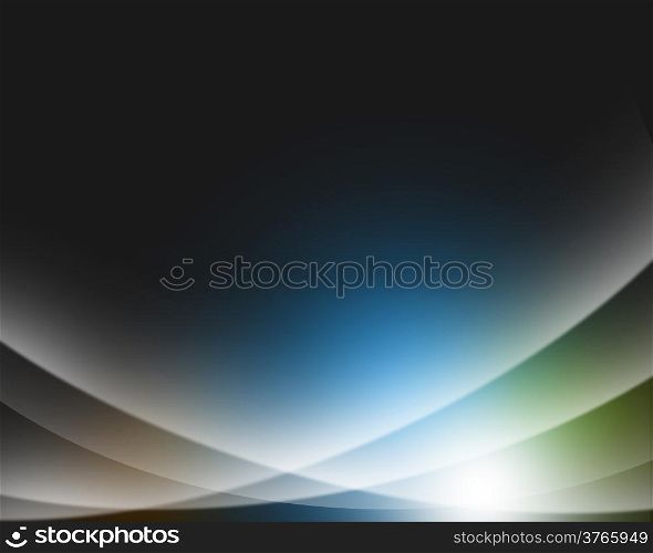 abstract background of bright colorful glowing lights