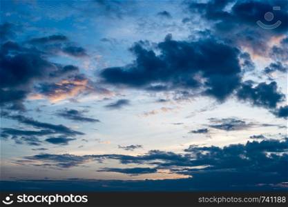Abstract background of clouds sky