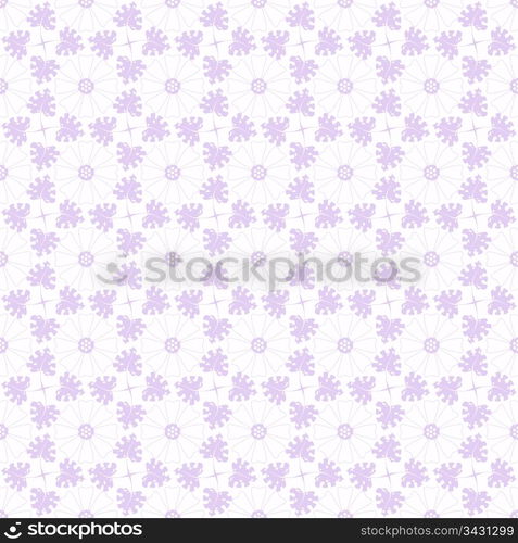 Abstract background of colorful seamless floral pattern