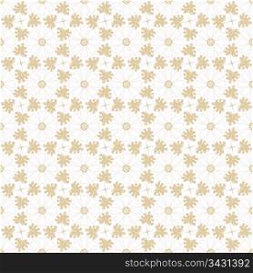 Abstract background of colorful seamless floral pattern