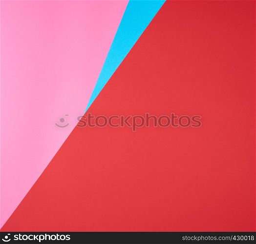 abstract background of colorful shapes, full frame