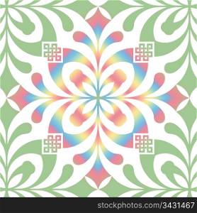 Abstract background of colorfull seamless floral pattern