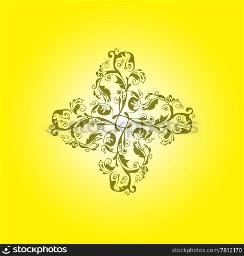 Abstract background of floral pattern