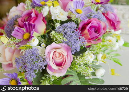 Abstract background of flowers. Close-up.
