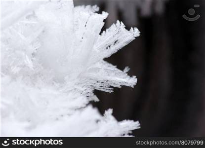 abstract background of ice structure