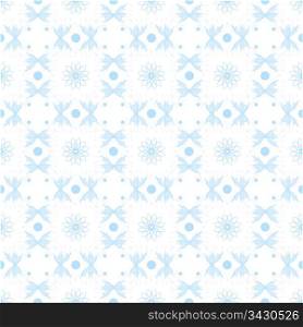 Abstract background of seamless floral and butterfly pattern