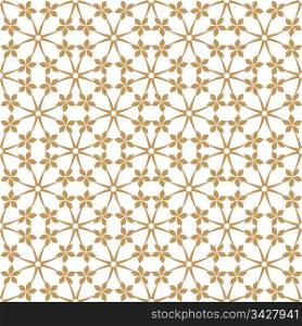 Abstract background of seamless floral and dots pattern