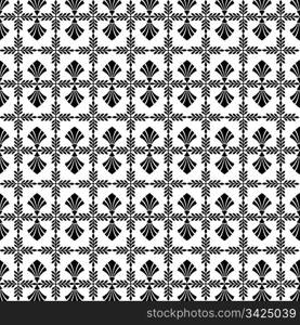 Abstract background of seamless floral pattern