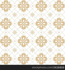 Abstract background of seamless floral pattern