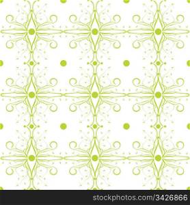 Abstract background of seamless floral pattern
