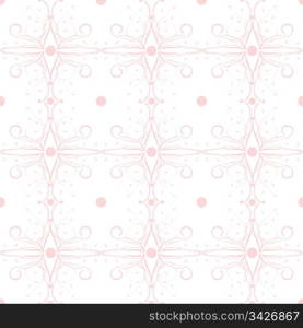 Abstract background of seamless floral pattern