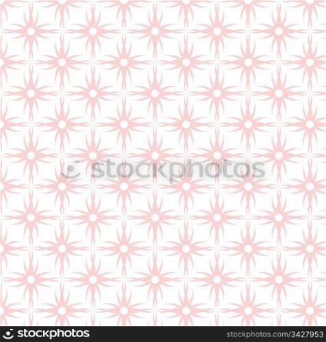 Abstract background of seamless flroal and dots pattern