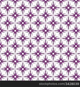 Abstract background of seamless flroal and dots pattern