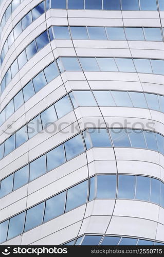 Abstract background of walls of futuristic office building