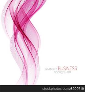 Abstract background, pink and purple transparent waved lines for brochure, website, flyer design. Pink smoke wave. PINK and purple wavy background