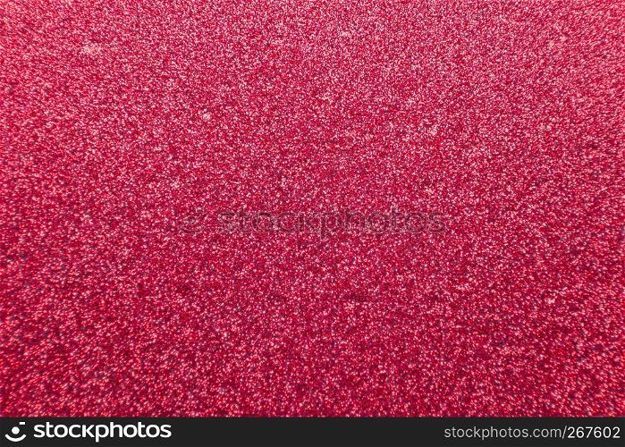 Abstract background, Red glitter shiny with rough textured surface background.