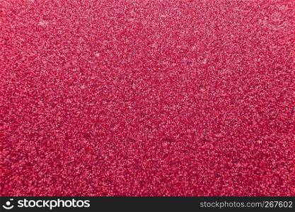 Abstract background, Red glitter shiny with rough textured surface background.
