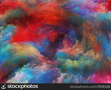 Abstract Background series. Backdrop of Color and movement on canvas on the subject of art, creativity and imagination