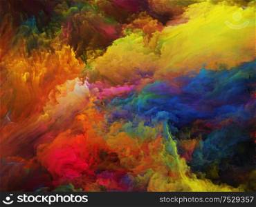 Abstract Background series. Backdrop of Color and movement on canvas to complement your design on the subject of art, creativity and imagination
