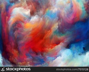 Abstract Background series. Graphic composition of Color and movement on canvas for subject of art, creativity and imagination