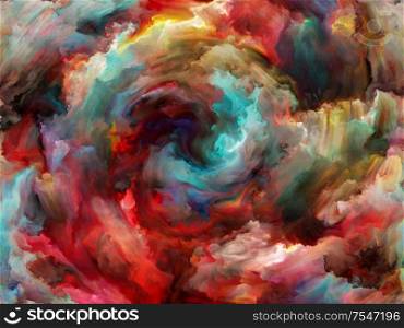 Abstract Background series. Graphic composition of Color and movement on canvas for subject of art, creativity and imagination