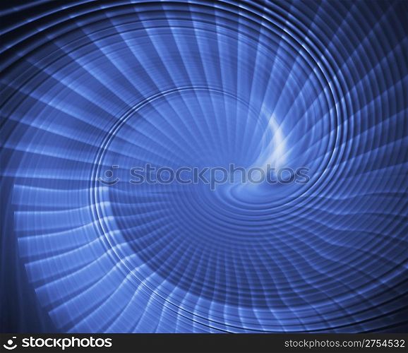 Abstract background spiral. A composition from fragments of a smoke.