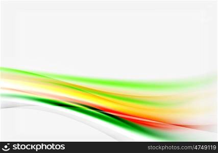 Abstract background template. Abstract background, colorful shiny blurred lines with light effects