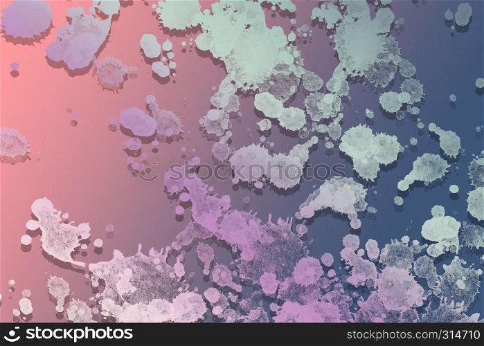 Abstract background template made of of colorful paint splashes