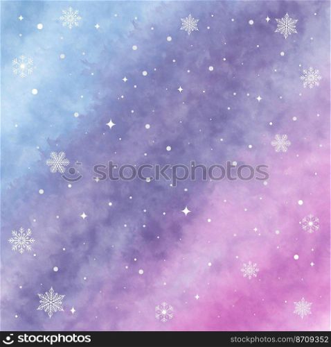abstract background texture design, bright poster, card. Bright colorful background with white snowflakes.Abstract background texture design, bright poster, card