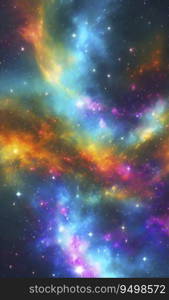 Abstract background, wallpaper that mimics the texture of a nebula in space. AI genareted