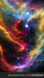 Abstract background, wallpaper that mimics the texture of a nebula in space. AI genareted