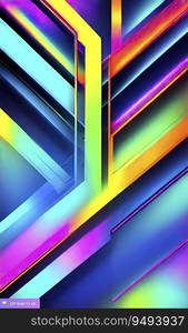 Abstract background / wallpaper with a blend of metallic and neon colors.