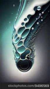 Abstract background / wallpaper with a fluid, water-like texture