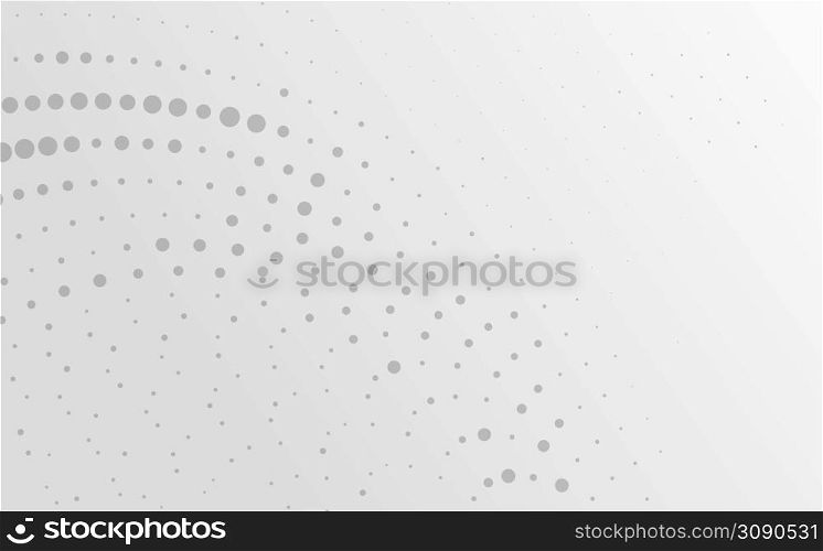 Abstract background white and gray curve circle with halftone. Clip-art illustration. Abstract background white and gray curve circle with halftone.
