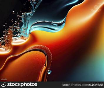 Abstract background with a fluid, water-like texture