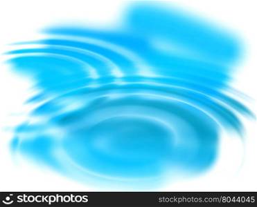 Abstract background with blue concentric ripples