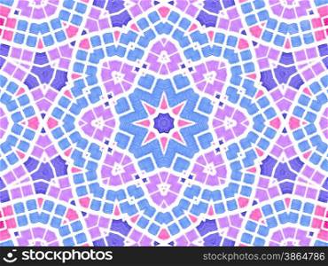Abstract background with bright color concentric pattern