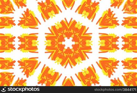 Abstract background with bright color pattern on white background