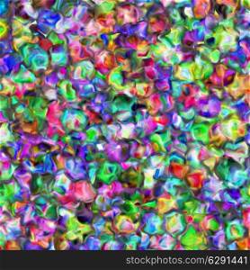 Abstract background with bright colored spots