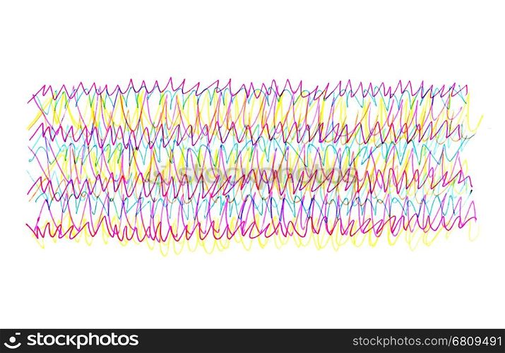 Abstract background with bright colorful hand drawn pattern for design
