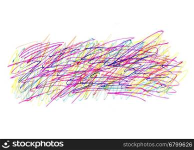 Abstract background with bright colorful mess and swirl pattern for design