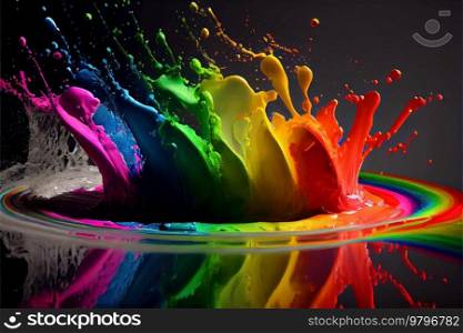 abstract background with burst of colors, rainbow exlplosion texture. abstract background with burst of colors