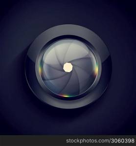 abstract background with Camera Lenses