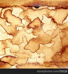 Abstract background with coffee stains