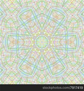 Abstract background with color concentric pattern