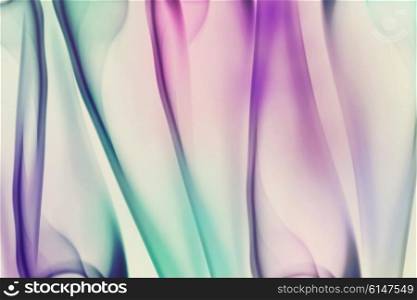 Abstract background with colorful smoke closeup