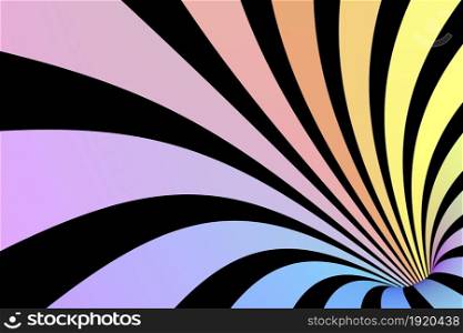 Abstract background with colorful stripes